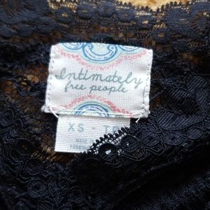 Free People Intimates & Sleepwear - Blac lace undergarment Free People Intimates & Sleepwear - Blac lace undergarment